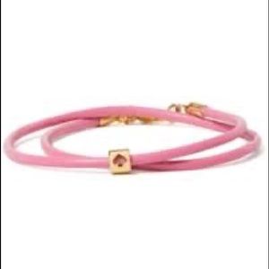 Kate Spade Gold-Tone Colored Leather Cord Wrap Bracelet NWT